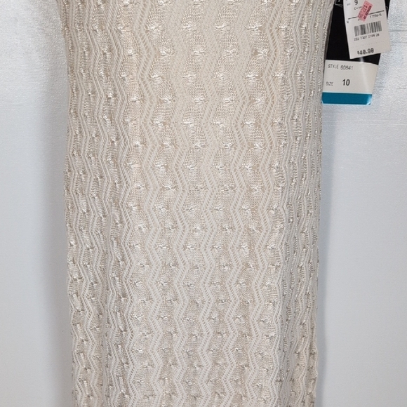 Scarlett NWT Maxi Length Crochet Lace Sheath Dress - Picture 3 of 11